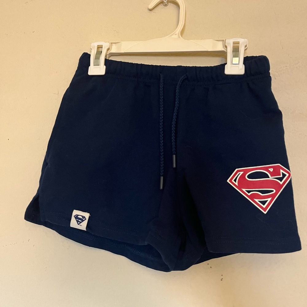 DC Comics Navy Superman Logo Women's Shorts